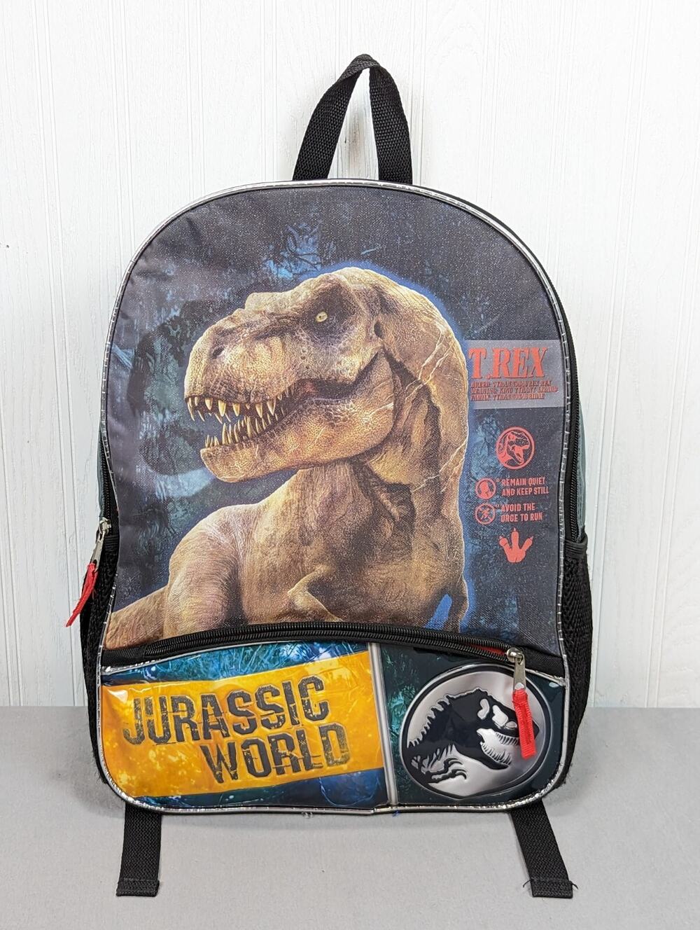 Jurassic World 17" T-Rex Dinosaur School Book Bag Backpack